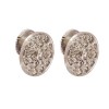 Boucles d'oreilles en Or Blanc et Roses de Diamants