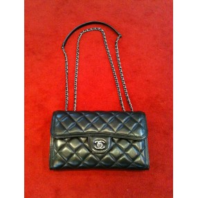 Sac a main matelassé noir style chanel new arrivals