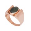 Bague d ' Auriculaire  Jade en or 14 K