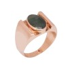 Bague d ' Auriculaire  Jade en or 14 K