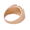 Bague d ' Auriculaire  Jade en or 14 K