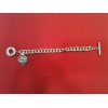 Bracelet à clavier Tiffany & Co Plaque Coeur en argent