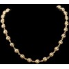 Collier boules d'or