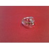 Bague Baccarat en cristal et or