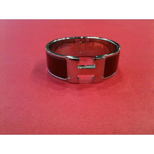 Bracelet Hermès Clic  Clac H bordeaux