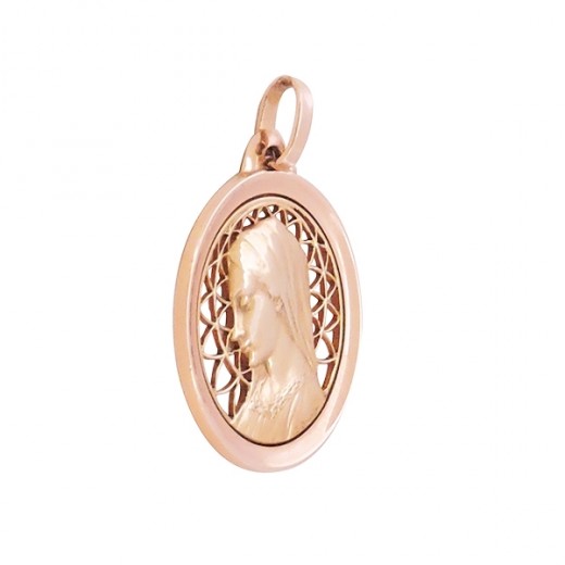 Médaille Vierge en or Jaune