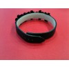 Bracelet montre Poiray- Carven Ma Première en cuir noir