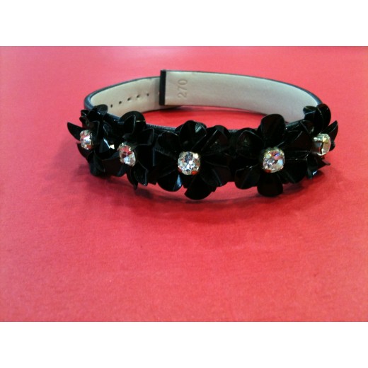 Bracelet De Montre Poiray En Cuir Noir 20mm - Pour Montre De Marque, Occasion