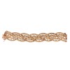 Bracelet manchette en Or Jaune et Diamants