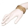 Bracelet manchette en Or Jaune et Diamants