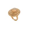 Bague en Or Jaune, ornée de Diamants