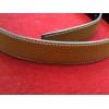 Ceinture Hermès H en cuir réversible gold / noir