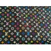 Foulard Louis Vuitton Monogram multicolore en soie.