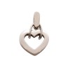 Pendentif Coeur en Or Blanc