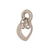 Pendentif Coeur en Or Blanc