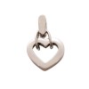 Pendentif Coeur en Or Blanc