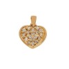 Pendentif en Or Jaune serti de Diamants