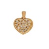 Pendentif en Or Jaune serti de Diamants