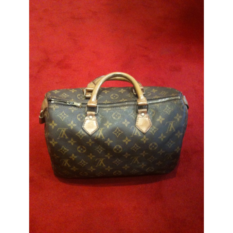 Studio Vintage - Dépot Vente - Sac Speedy 30 toile damier, porte