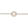 Bracelet en Forme de Coeur en Or Blanc