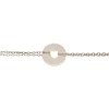 Bracelet en Forme de Coeur en Or Blanc