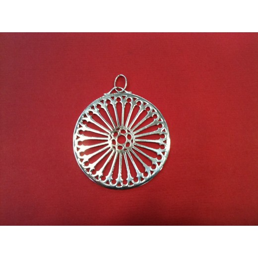 Pendentif moderne en argent