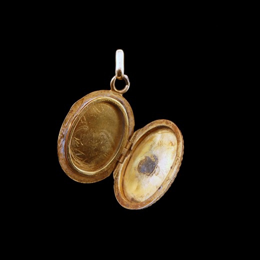 Pendentif Photo Entouré Or Jaune 18K 33mm | Alda