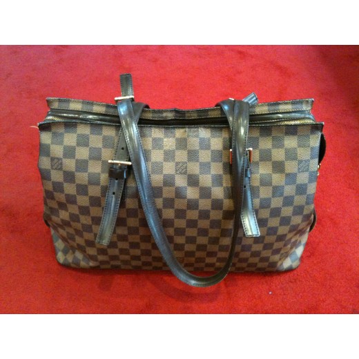 Sac Louis Vuitton Chelsea en toile damier ébène