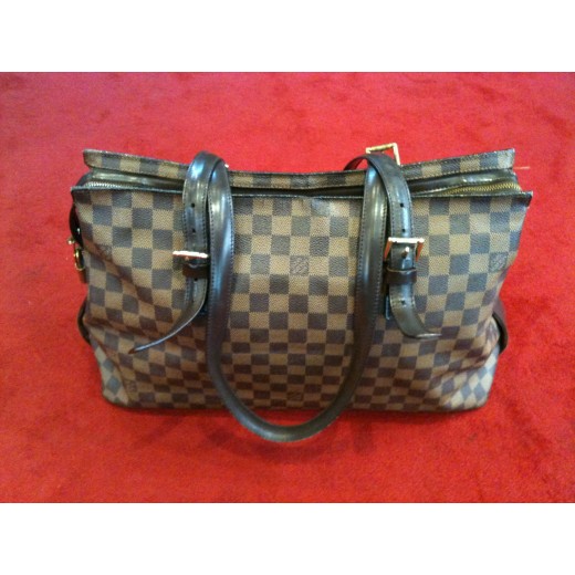 Sac Louis Vuitton Chelsea en toile damier ébène