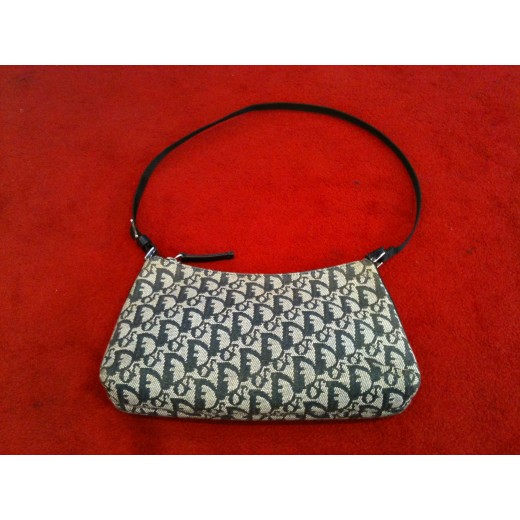 Pochette Christian Dior Vintage Logo bleu