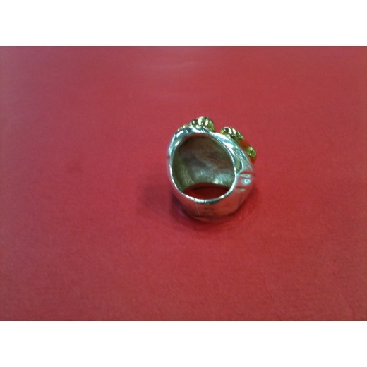 Bague Marc Deloche en  argent et or