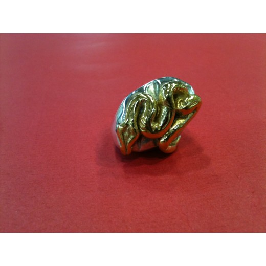 Bague Marc Deloche en  argent et or
