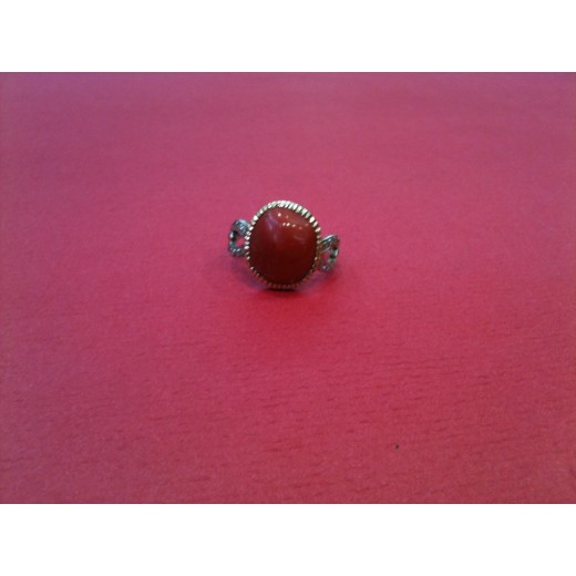 Bague Pascale Monvoisin en or et corail