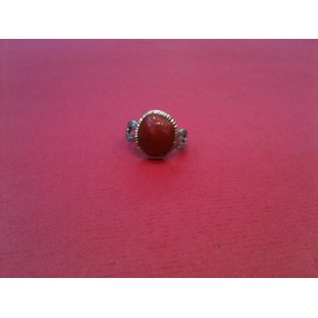 Bague Pascale Monvoisin en or et corail