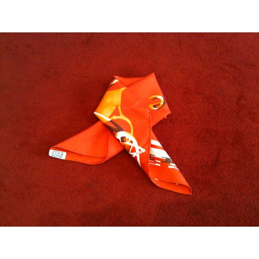 Gavroche Hermès Calèche élastique en soie