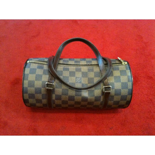 Sac Louis Vuitton Papillon en toile damier ébène