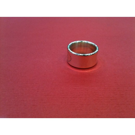 Bague Hermès Eclipse Ruban en argent