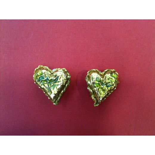 Boucles d'oreilles Christian Lacroix Coeur