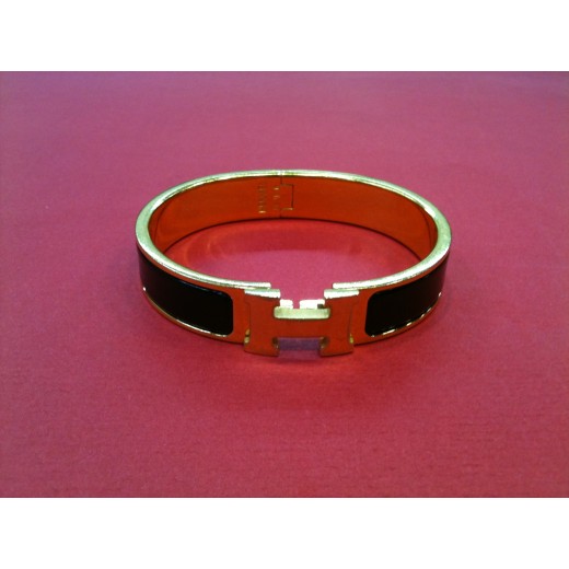 Bracelet Hermès Clic  H noir