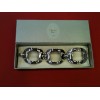 Bracelet Christian Dior en métal argenté