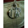 Sac Christian Dior Granville en cuir beige