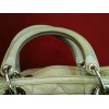 Sac Christian Dior Granville en cuir beige