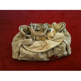 Sac Christian Dior Le 30 en cuir beige