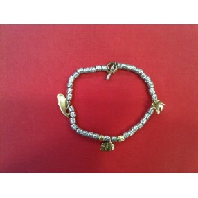 Bracelet Dodo Pomellato en argent et or
