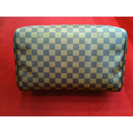Sac Louis Vuitton Speedy 30 en toile damier ébène