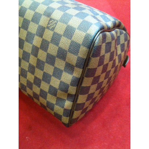 Sac Louis Vuitton Speedy 30 en toile damier ébène