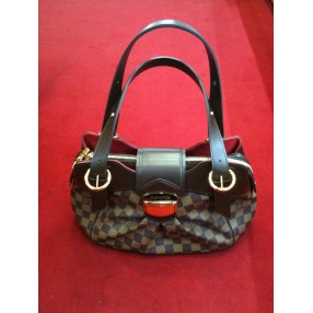 Sac Louis Vuitton Sistina PM en toile damier ébène