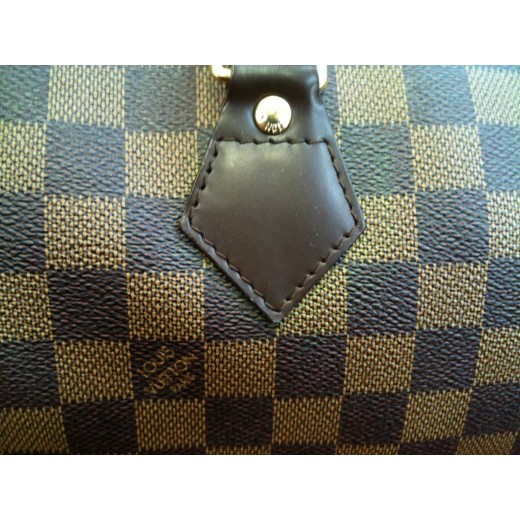 Sac Louis Vuitton Speedy 30 en toile damier ébène