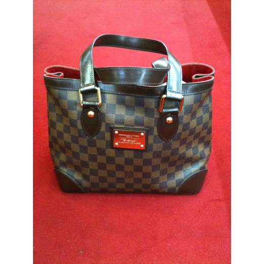 Sac Louis Vuitton Hampstead en toile damier ébène