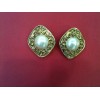 Boucles d'oreilles Chanel Perle Vintage